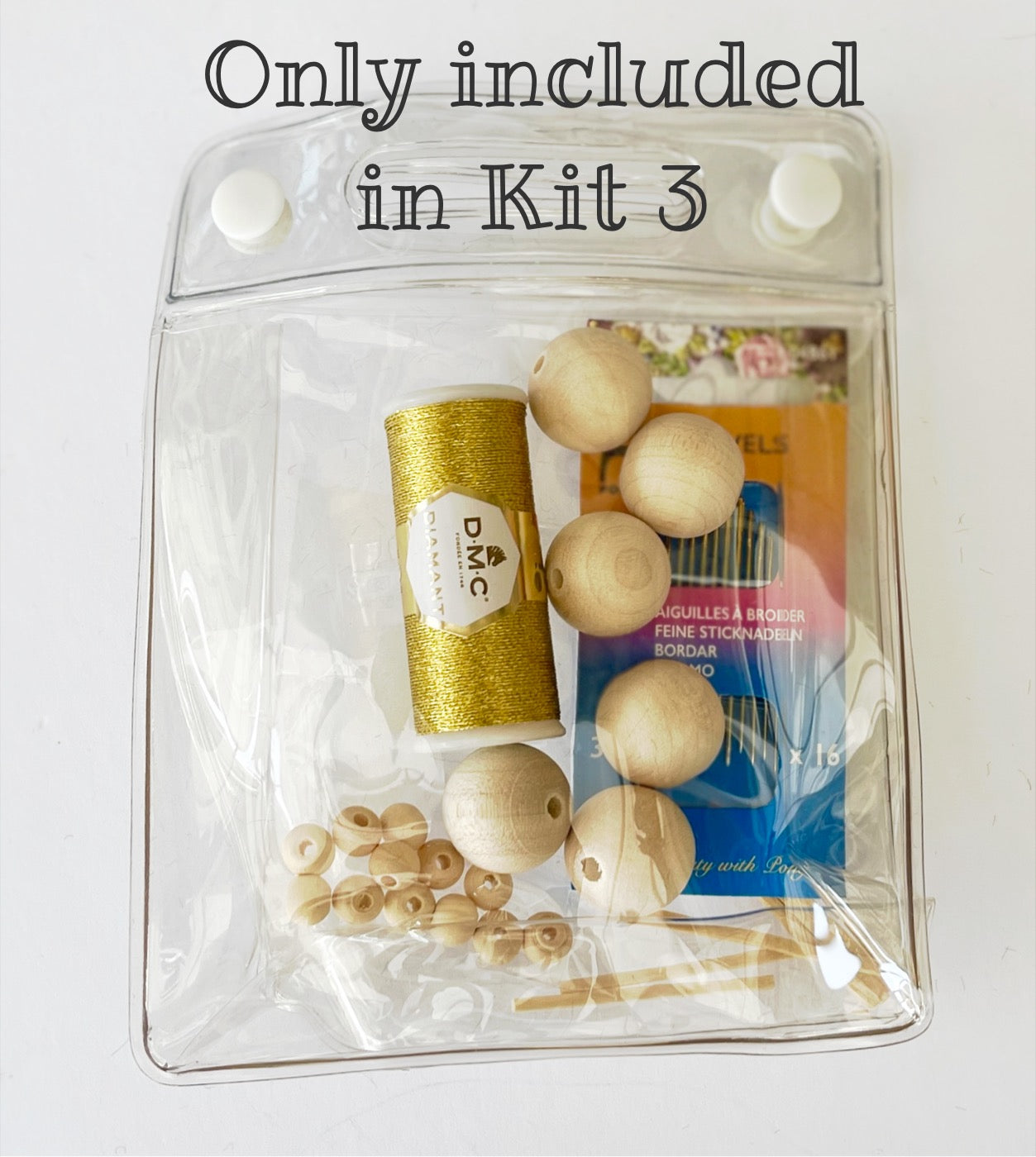 Supply kit for mmmcrafts 'Twelve day ornament set" by Larissa Holland