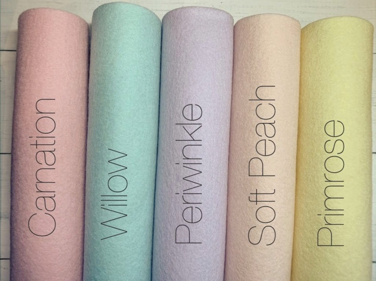 100% Wool Felt Pack Baby Pastels
