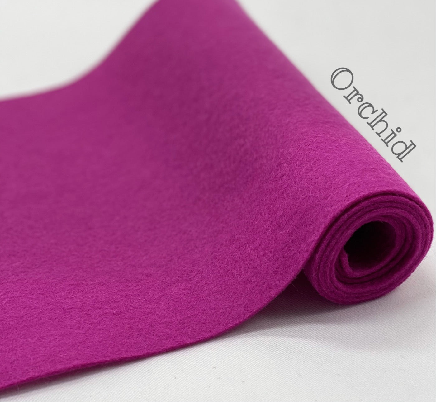 100% Wool Felt half metre Orchid Pink