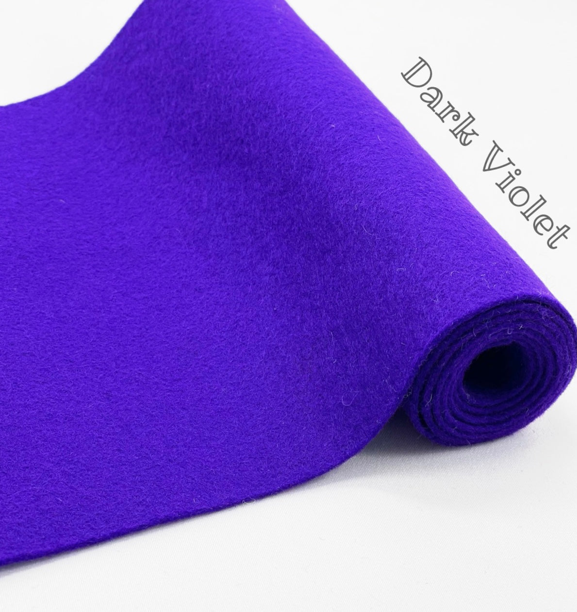 100% Wool Felt half metre  Dark Violet Purple