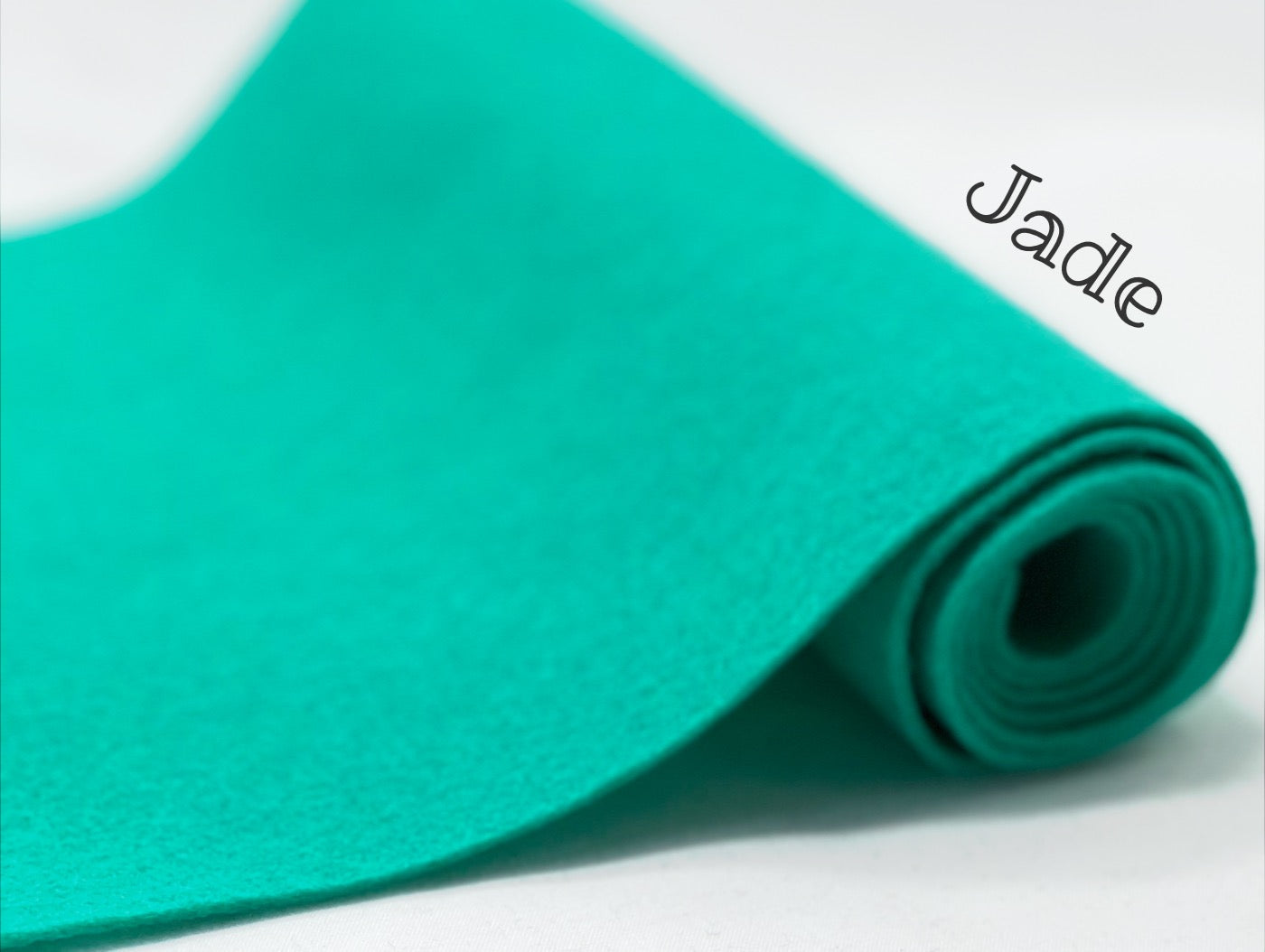 100% Wool Felt half metre Jade Green
