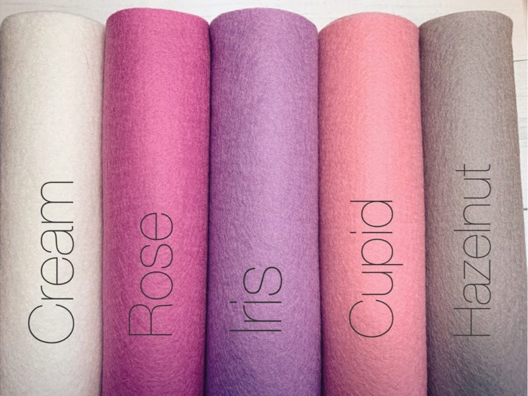 100% Wool Felt Pack A4 sheets