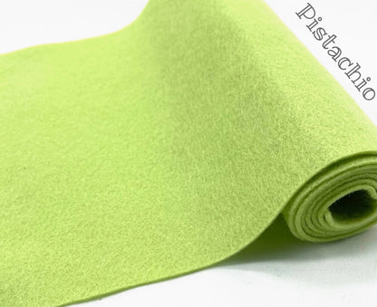 100% Wool Felt half metre Pistachio Green
