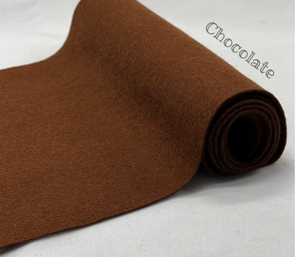 100% Wool Felt half metre Chocolate Brown