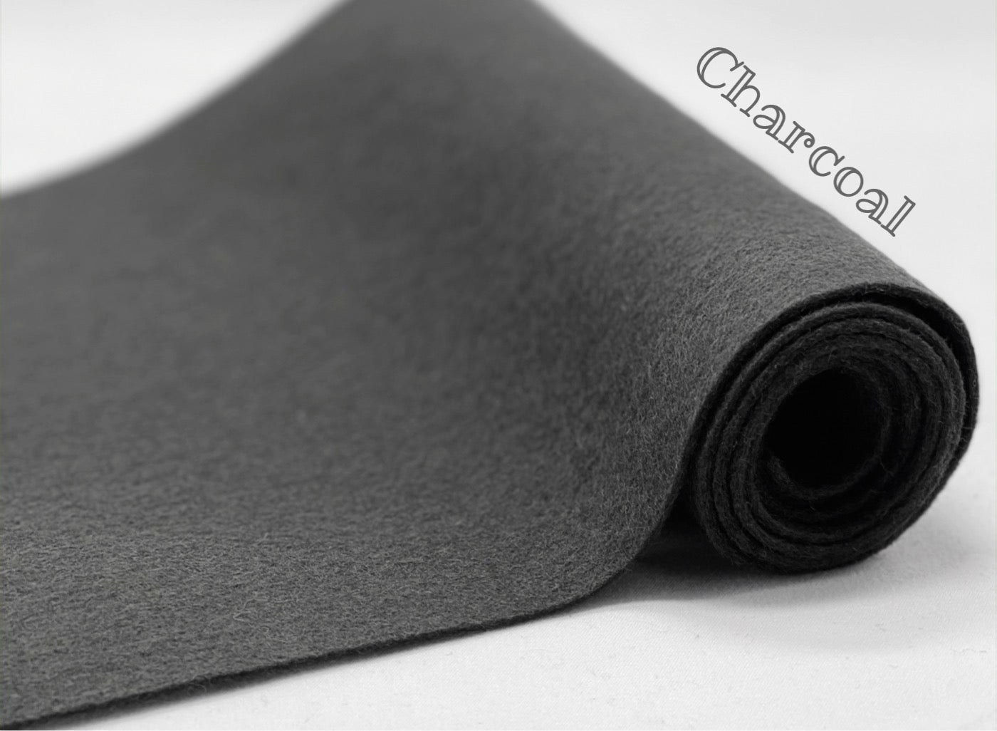 100% Wool Felt half metre Charcoal Grey