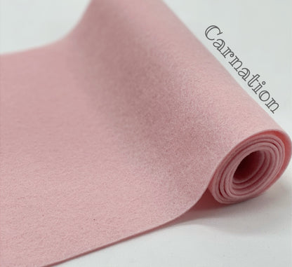 All the Pinks - 100% Wool Felt - 7 shades of Pink