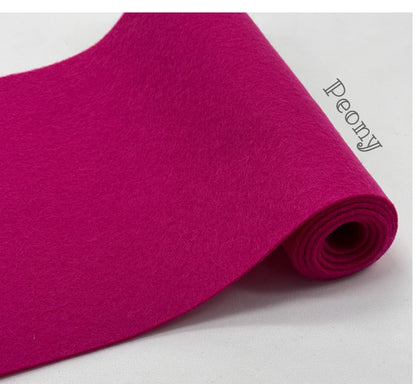 100% Wool Felt in 75 colours - Larger piece, 45cm x 1 Metre