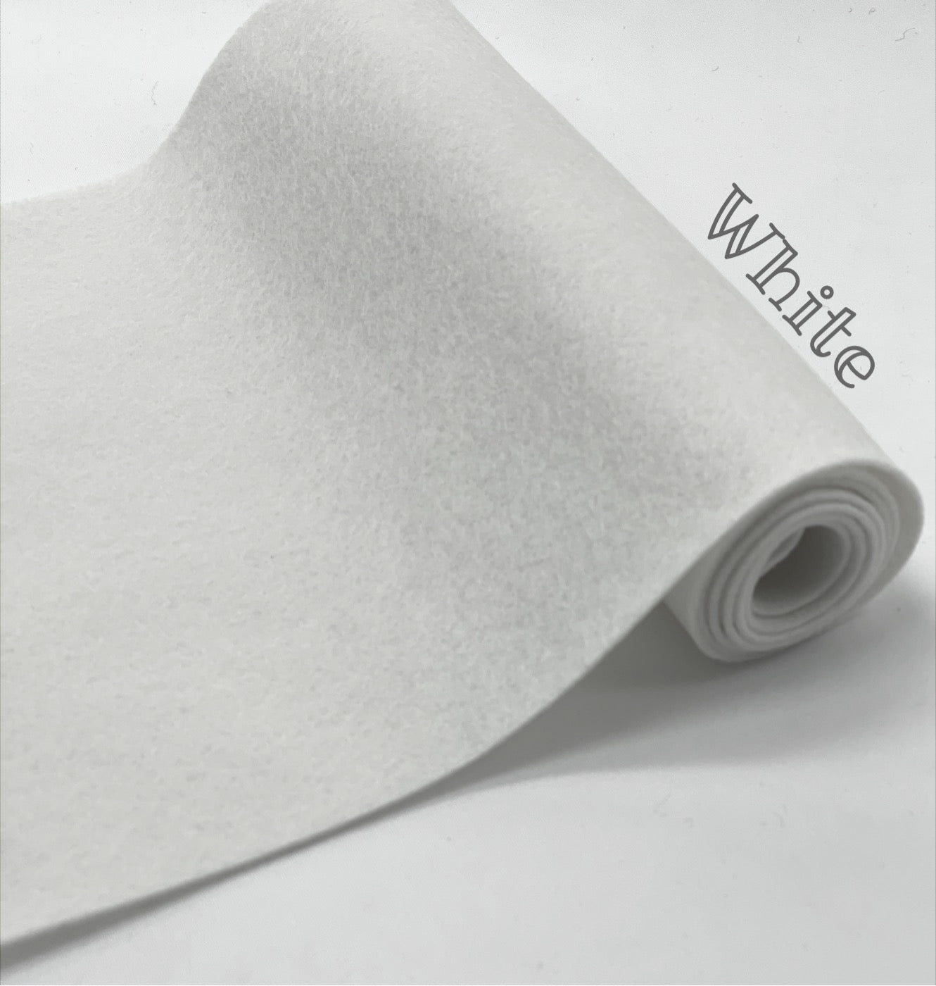 Wool Felt Sheet 100% Wool Felt in Color HEATHER WHITE 18 X 18 Wool Felt  Sheet 